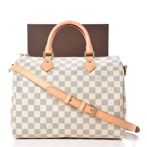 louis vuitton speedy 30 azur|speedy 30 damier with strap.